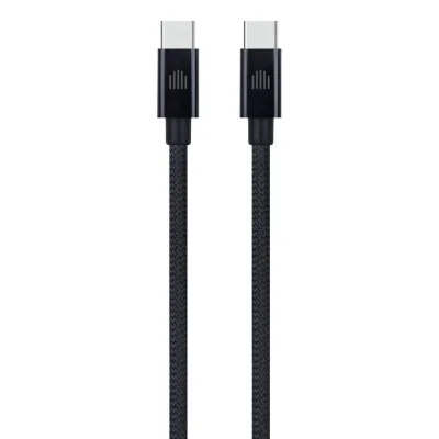Dviced Cable USB-C to USB-C Nylon Textile 2m - Black